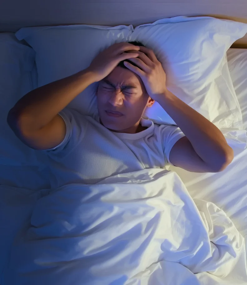 man experiencing headaches in Glencoe MN